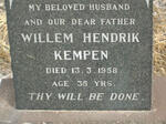 KEMPEN Willem Hendrik -1958