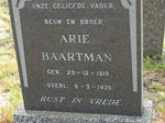 BAARTMAN Arie 1919-1976