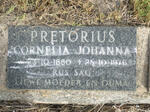 PRETORIUS Cornelia Johanna 1880-1976