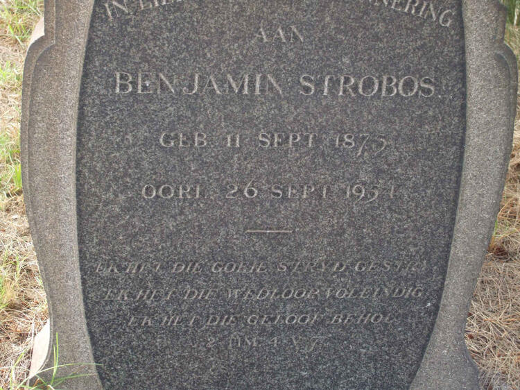 STROBOS Benjamin 1875-1954