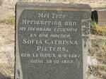 PIETERS Sofia Catrinna 1897-1953