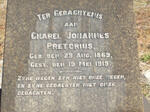 PRETORIUS Charel Johannes 1869-1919