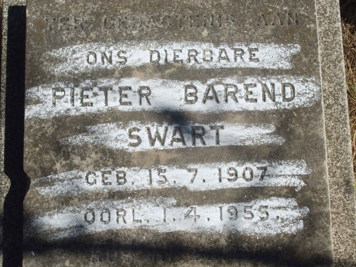 SWART Pieter Barend 1907-1955