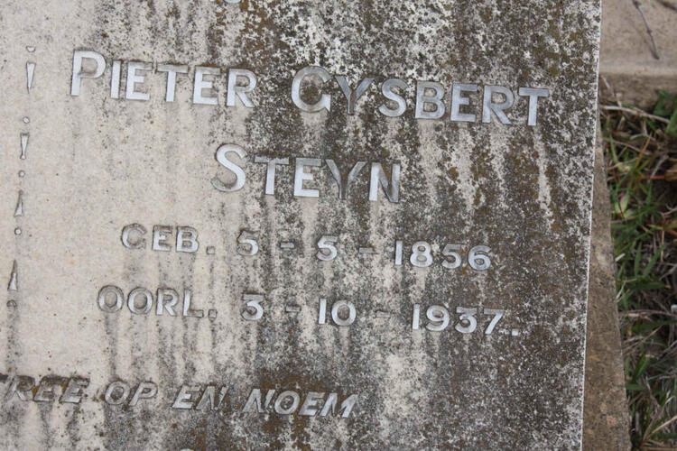 STEYN Pieter Gysbert 1856-1937
