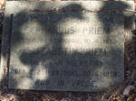 PRIEM Gerhardus 1888-1952 & Elizabeth VAN NIEKERK 1889-1959