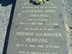PREEZ Reynier van Rooyen Hertzog, du 1920-2002 & Catharina Anna Johanna DU PLESSIS 1927-1990 
