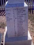 Free State, PETRUSBURG district, Perdeberg, Monument 1453 farm, Battle of Paardeberg, Imperial Forces Memorials