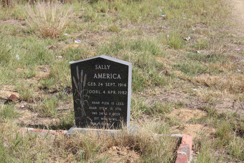 AMERICA Sally 1914-1982