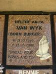 WYK Helena Anita, van nee BURGER 1946-2000