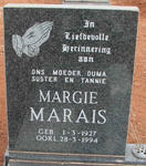 MARAIS Margie 1927-1994