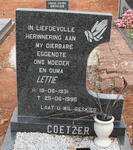 COETZER Lettie 1931-1995