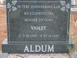 ALDUM Violet 1930-1985