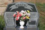 KHAENG Moeko Paul 1942-2005 & Matokelo Maria 1944-