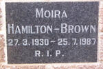 BROWN Moira, Hamilton 1930-1987