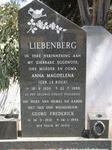 LIEBENBERG Georg Frederick 1921-1996 & Anna Magdelena LE ROUX 1926-1988
