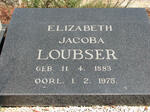LOUBSER Elizabeth Jacoba 1883-1975