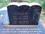BEER Maria M., de 1969-1970