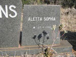 MANS Aletta Sophia 1922-1972
