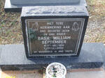 SEPTEMBER Basil William 1974-2002