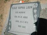 LOUW Elsje Sophia nee MUNNIK 1886-1975
