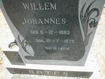 BOTES Willem Johannes 1883-1975