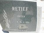 RETIEF Pieter 1953-1981