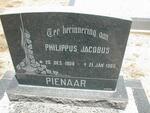 PIENAAR Philippus Jacobus 1908-1969