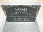 MARAIS Abraham Petrus 1910-1972