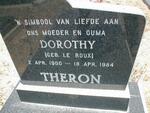 THERON Dorothy nee LE ROUX 1900-1984