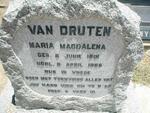 DRUTEN Maria Magdalena, van 1901-1988