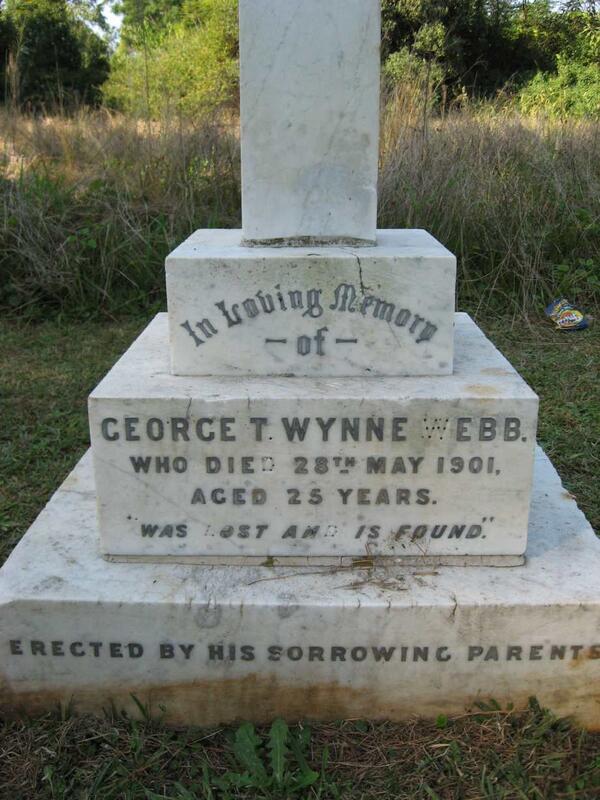 WEBB George T. Wynne -1901