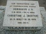 CLAASSENS Hermanus J.H. 1830-1902 & Christina J. BESTER 183?-1915