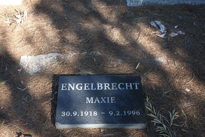 ENGELBRECHT Maxie 1918-1996