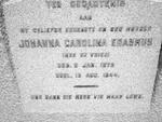 ERASMUS Johanna Carolina nee DE VRIES 1879-1944
