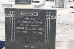GERBER C.M. nee LOTZE 1919-1977