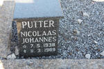 PUTTER Nicolaas Johannes 1938-1989