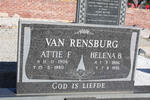 RENSBURG Attie F., van 1906-1980 & Helena B. 1906-1988