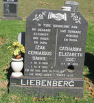 LIEBENBERG Izak Gerhardus 1938-1995 & Catharina Elizabeth 1939-