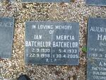 BATCHELOR Ian 1930-1998 & Mercia 1933-2005