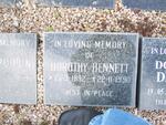 BENNETT Dorothy 1892-1990