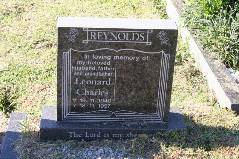 REYNOLDS Leonard Charles 1940-1997