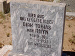 RHYN Dirk Tobias, van 1895-1955