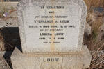 LOUW Stephanus A. 1869-1942 & Louisa -1956