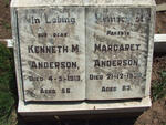 ANDERSON Kenneth M. -1913 & Margaret -1938