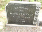 WILZEN Jacobus J.P., de 1915-1976