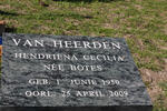 HEERDEN Hendriena Cecilia, van nee BOTES 1950-2009