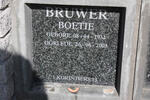 BRUWER Boetie 1932-2003
