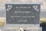 HUMAN Hester M. 1871-1958