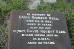REES David Richard -1923 :: REES David Robert -1944