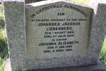 LIEBENBERG Johannes Jacobus 1886-1949 & Johanna Elizabeth 1900-1985